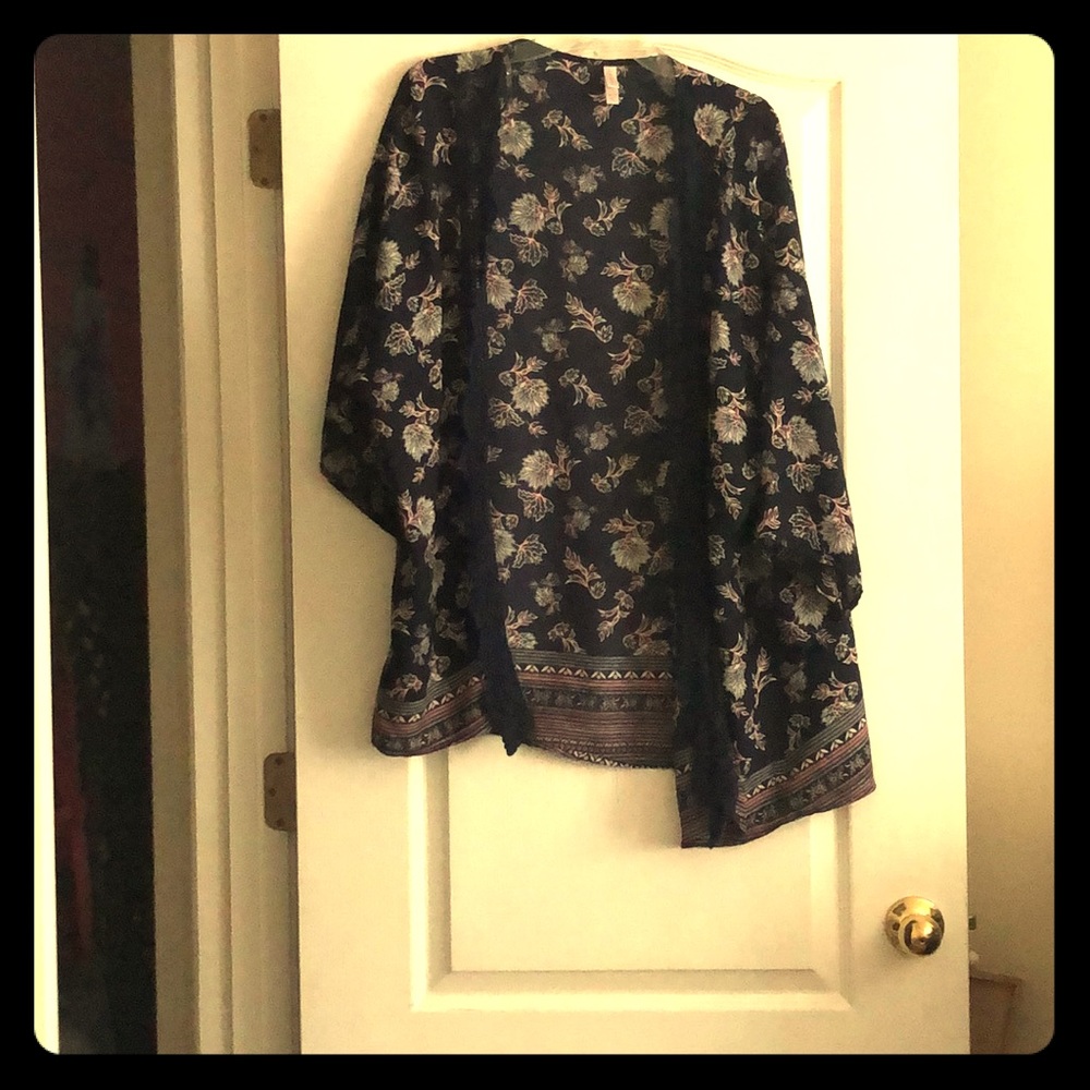Navy kimono